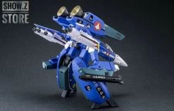 Valkyrie Factory VF 1/60 VF-1J Valkyrie Maximilian Jenius Custom Macross Robotech Blue Version W/ Super Space Part -Action Figure Shop 94811989de