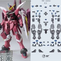 Point Factory Studio PFS02-2 Metal Parts For Bandai MG ZGMF-X09A Justice Gundam -Action Figure Shop 964edf79a2