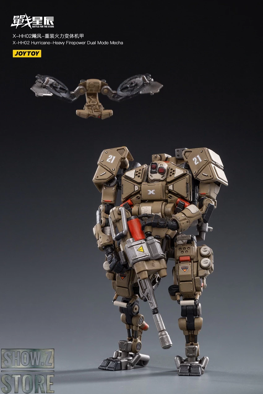 JoyToy Source 1/18 X-HH02 Hurricane Heavy Firepower Dual Mode Mecha Sand Version 12 JoyToy Source 1/18 X-HH02 Hurricane Heavy Firepower Dual Mode Mecha Sand Version - Image 10