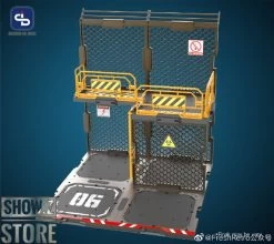 FreshRetro 1/18 1/24 SIB06 Scene In Box Iron Net Base-B Model Kit -Action Figure Shop 9ae974d4ff