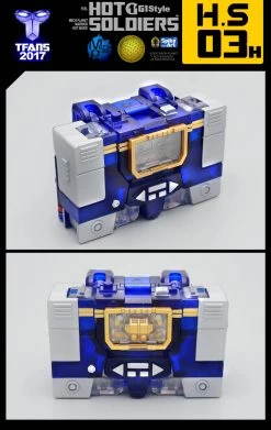 Mech Planet Hot Soldiers HS03H Mini Soundwave Clear Version -Action Figure Shop 9dc281b1a6