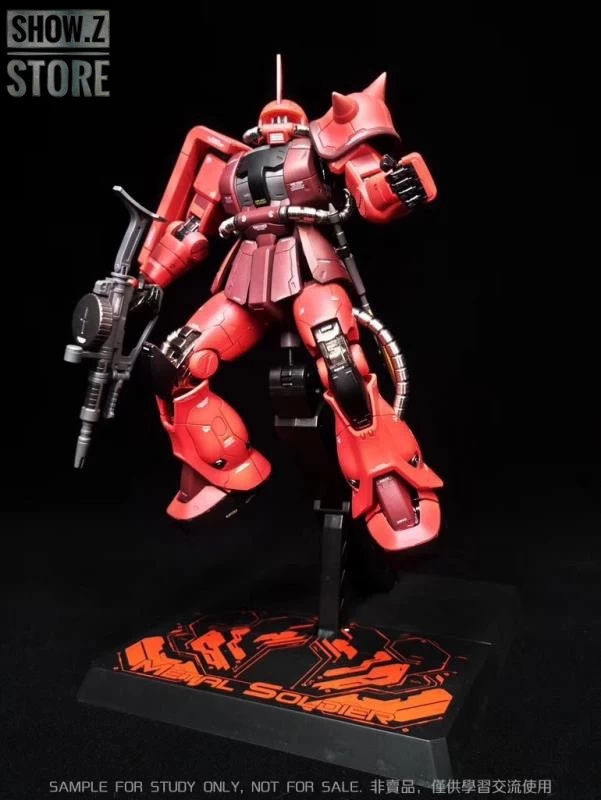 Metal Soldier MS 1/100 MS-06S MS06S Char's Zaku II Side 3 Side3 Red Comet Gundam Mobile Suit 15 Metal Soldier MS 1/100 MS-06S MS06S Char's Zaku II Side 3 Side3 Red Comet Gundam Mobile Suit - Image 13