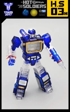 Mech Planet Hot Soldiers HS03H Mini Soundwave Clear Version -Action Figure Shop aaaf30f692