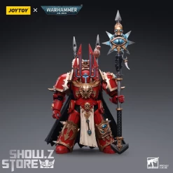JoyToy Source 1/18 Warhammer 40K ChaoSpace Marines Crimson Slaughter Sorcerer Lord In Terminator Armour