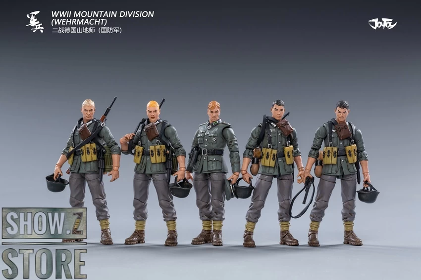 JoyToy Source 1/18 WWII German Wehrmacht Mountain Division Unit Set Of 5 10 JoyToy Source 1/18 WWII German Wehrmacht Mountain Division Unit Set Of 5 - Image 8