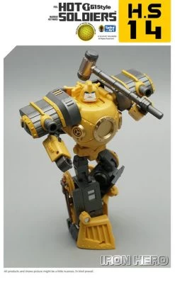 Mech Planet Hot Soldiers HS14 Iron Hero Bumblebee Hearts Of Steel -Action Figure Shop ae1a66079a