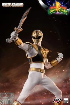 Threezero Studio 1/6 Mighty Morphin Power Rangers White Ranger -Action Figure Shop b20fb3b6ea