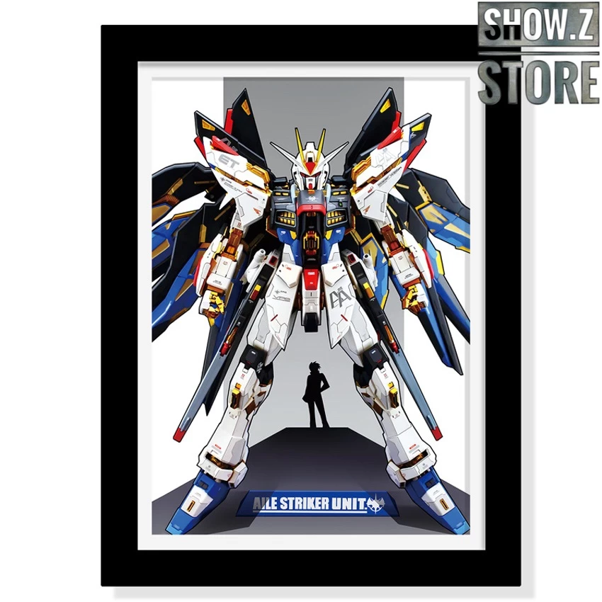 ChenFu Studio GAT-X105+AQM/E-X01 Aile Strike Gundam 3D Wall Art Decoration Picture 2 ChenFu Studio GAT-X105+AQM/E-X01 Aile Strike Gundam 3D Wall Art Decoration Picture
