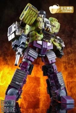 Jinbao Oversized Devastator Battle Damaged Version Full Set Of 6 Gravity Builder -Action Figure Shop b567c1ed09