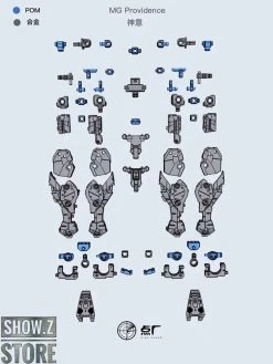Point Factory Studio PFS02-3 Metal Parts For Bandai MG ZGMF-X13A Providence Gundam -Action Figure Shop ba26d3a34a