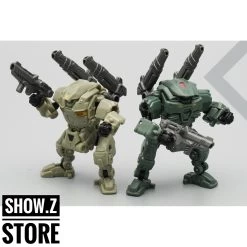 MechFansToys Lost Planet Powered-suit DA04 Desert & DA05 Green Diaclone