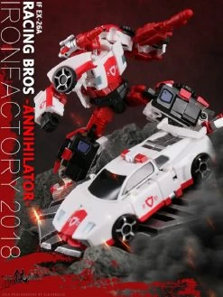 IronFactory EX-26A Racing Bros Annihilator Red Alert -Action Figure Shop c71639378a