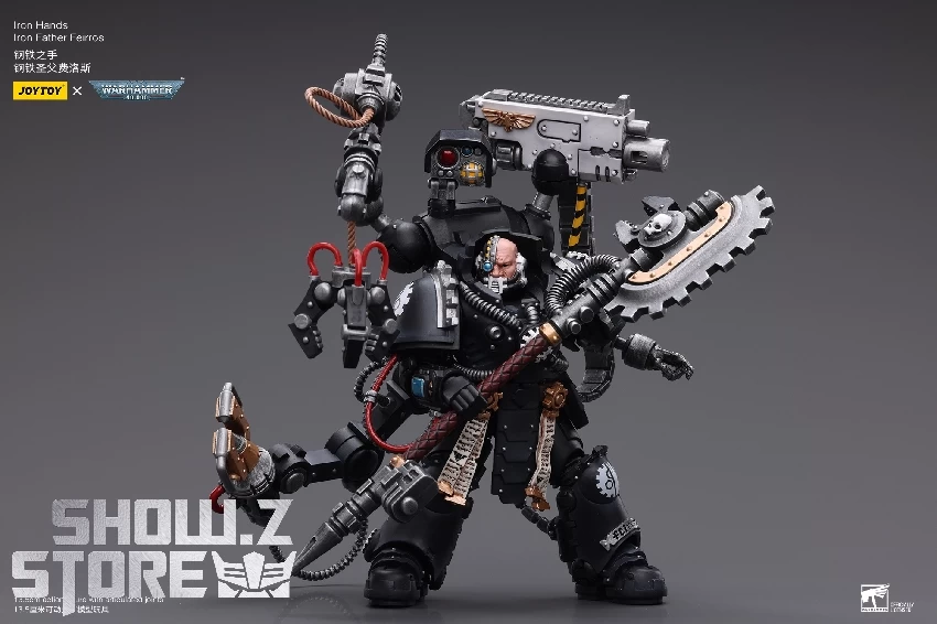 JoyToy Source 1/18 Warhammer 40K Iron Hands Lron Father Feirros 11 JoyToy Source 1/18 Warhammer 40K Iron Hands Lron Father Feirros - Image 9