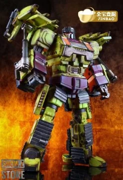 Jinbao Oversized Devastator Battle Damaged Version Full Set Of 6 Gravity Builder -Action Figure Shop cd7a9d9edd