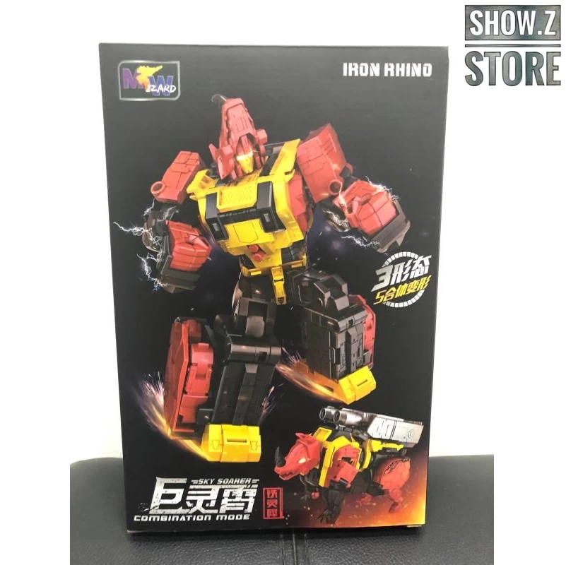 WeiJiang WJ Sky Soarer Headstrong Oversized Iron Rhino Combination Mode POTP Feral Rex Predaking 4 WeiJiang WJ Sky Soarer Headstrong Oversized Iron Rhino Combination Mode POTP Feral Rex Predaking - Image 2