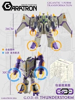 Garatron GOD-01 Thunderstorm Thunderwing 12 Garatron GOD-01 Thunderstorm Thunderwing -Action Figure Shop d2e7f39ac0