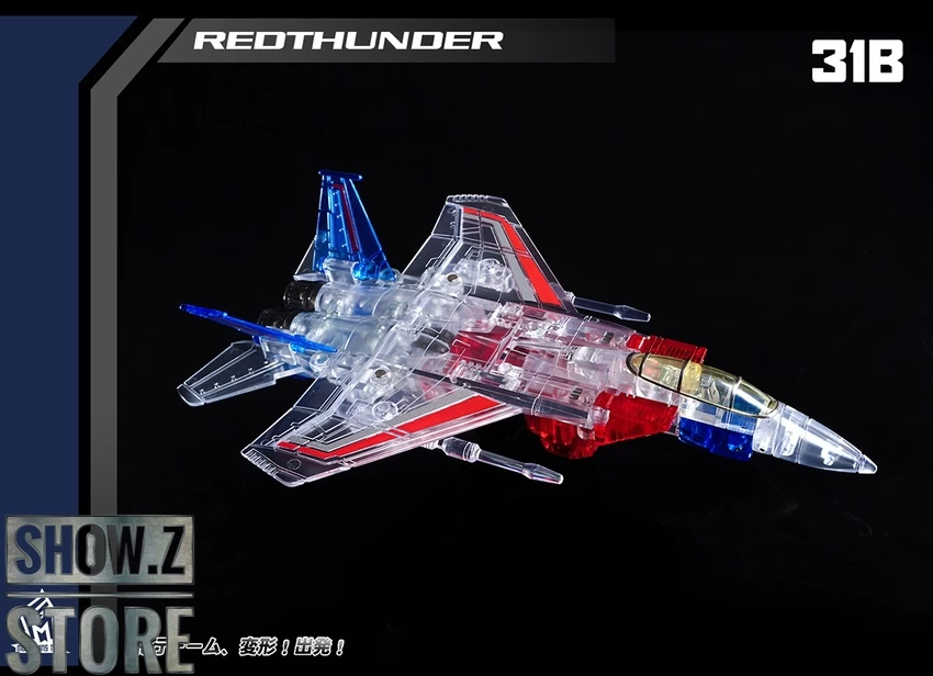 MechFansToys MF-31B RedThunder Starscream Clear Version 7 MechFansToys MF-31B RedThunder Starscream Clear Version - Image 5