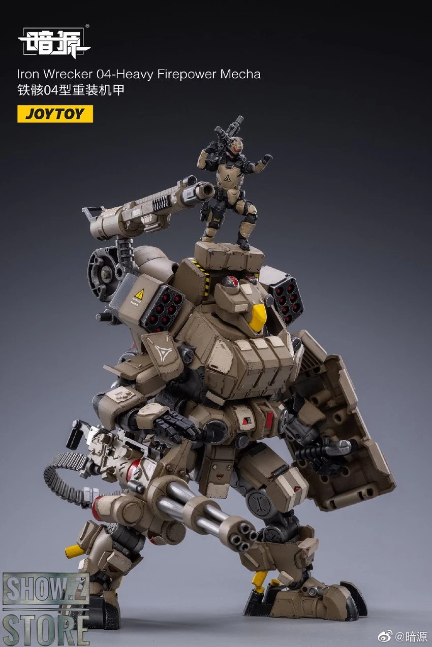 JoyToy Source 1/24 Iron Wrecker 04 Heavy Firepower Mecha W/ Pilot 7 JoyToy Source 1/24 Iron Wrecker 04 Heavy Firepower Mecha W/ Pilot - Image 5