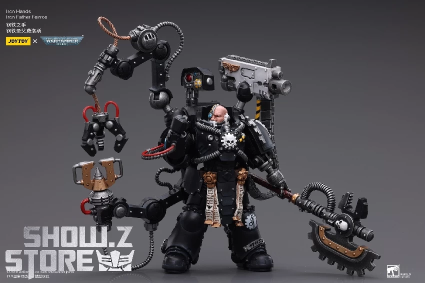 JoyToy Source 1/18 Warhammer 40K Iron Hands Lron Father Feirros 8 JoyToy Source 1/18 Warhammer 40K Iron Hands Lron Father Feirros - Image 6