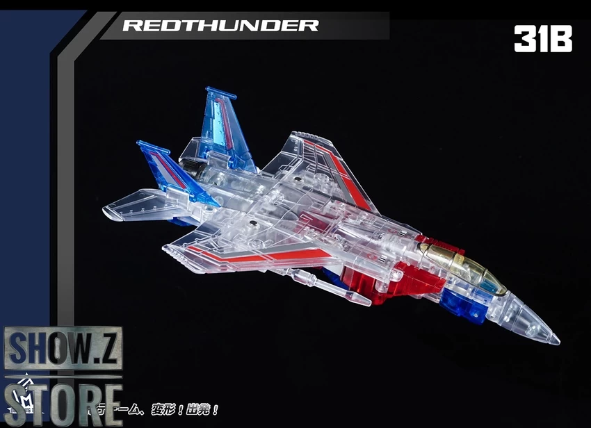 MechFansToys MF-31B RedThunder Starscream Clear Version 10 MechFansToys MF-31B RedThunder Starscream Clear Version - Image 8