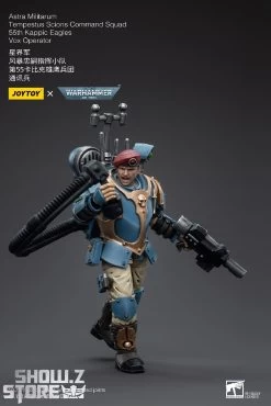 JoyToy Source 1/18 Warhammer 40K Astra Militarum Tempestus Scions Command Squad 55th Kappic Eagles Vox Operator -Action Figure Shop e2d32e89d3