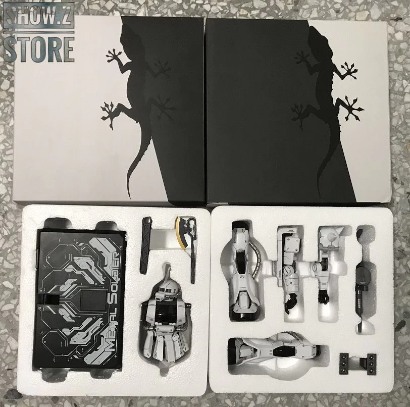 Metal Soldier MS 1/100 MS-06J MS06J Zaku II White Ogre Gundam Mobile Suit 13 Metal Soldier MS 1/100 MS-06J MS06J Zaku II White Ogre Gundam Mobile Suit - Image 11